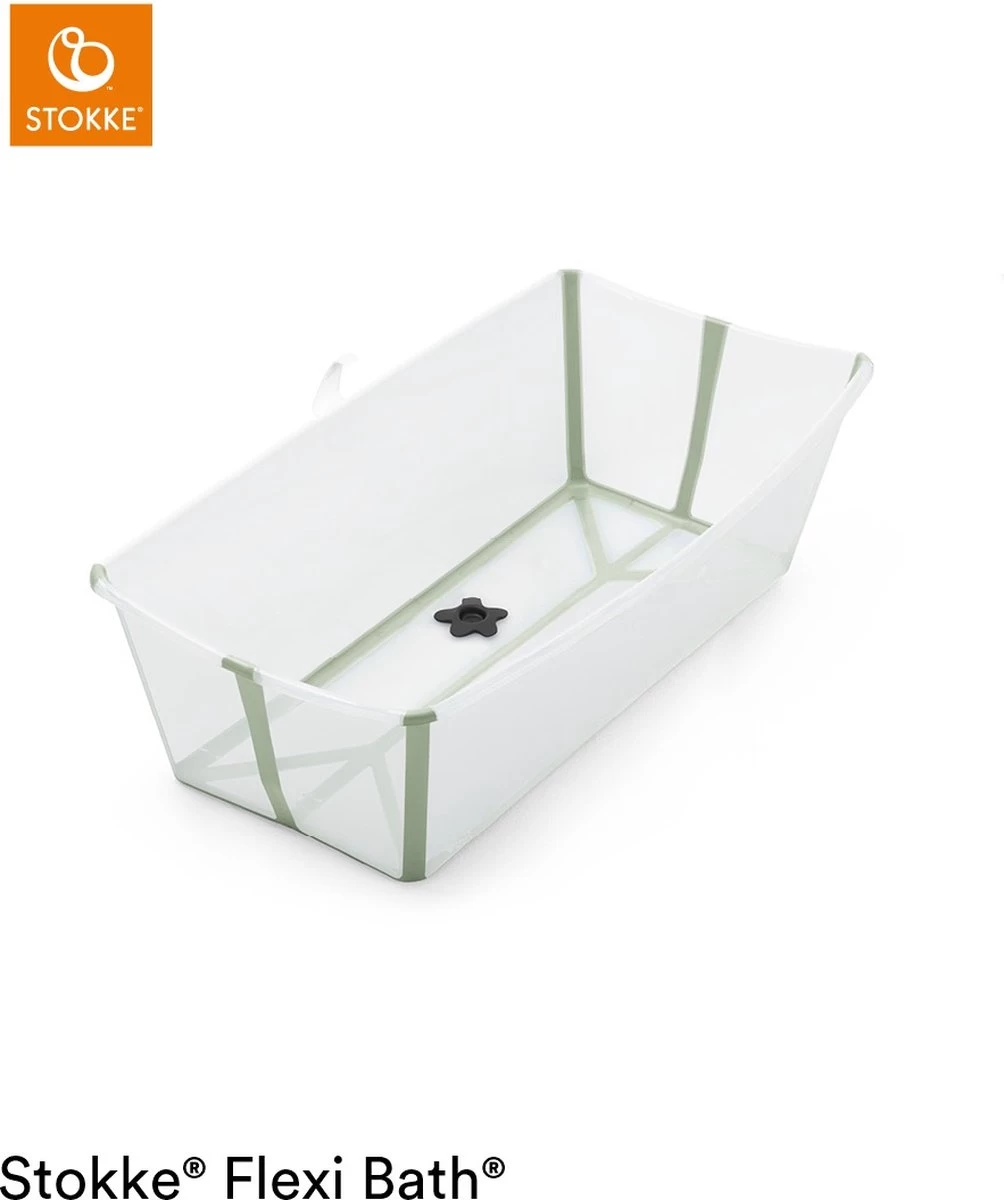 Stokke® Flexi Bath ® X-Large Transparent Green 1 Stokke® Flexi Bath ® X-Large Transparent Green