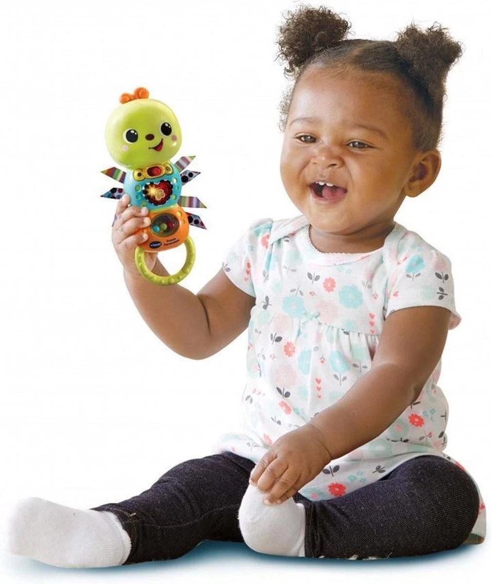 VTech Baby Rupsje Rammelaar - Educatief Babyspeelgoed - 3 Tot 36 Maanden 2 VTech Baby Rupsje Rammelaar - Educatief Babyspeelgoed - 3 Tot 36 Maanden - Afbeelding 2