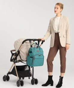 Miss Lulu Luiertas Rugzak - Inclusief Buggy En Kinderwagen Haken - Groen (E6705 GN) 19 Miss Lulu Luiertas Rugzak - Inclusief Buggy En Kinderwagen Haken - Groen (E6705 GN) -Babyartikelen Winkel 1015x1200