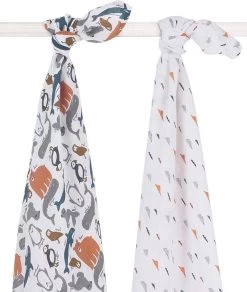 Jollein Hydrofiel Multidoek Spot 115x115cm - Caramel - 2 Stuks -Babyartikelen Winkel 1015x1200 3