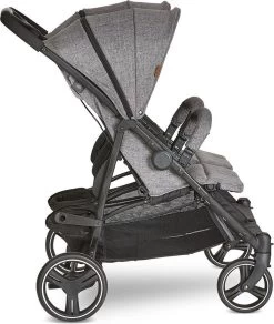 ABC Design Duo Kinderwagen Twin Circle Line - Inclusief Regenhoes - Woven Graphite -Babyartikelen Winkel 1016x1200 1