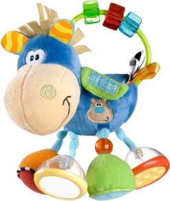 Playgro Clip Clop Rammelaar - Blauw - Activiteitenspeeltje - Kraamkado