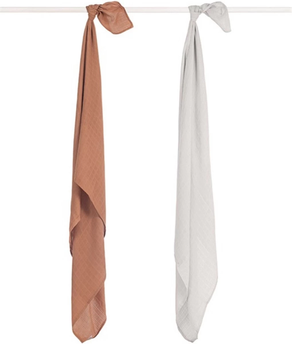 Jollein Hydrofiele Doek Large 115x115cm Bamboe Katoen - Ash Green - 2 Stuks 11 Jollein Hydrofiele Doek Large 115x115cm Bamboe Katoen - Ash Green - 2 Stuks - Afbeelding 11