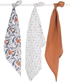 Jollein Hydrofiel Multidoek Spot 70x70cm - Caramel - 3 Stuks -Babyartikelen Winkel 1028x1200 10