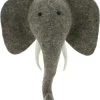 Fiona Walker England Animal Head | Mini Elephant Head | Wanddecoratie Mini Olifantenkop | Dierenkop Kinderkamer