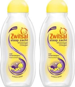 Zwitsal Slaap Zacht Massage Olie Gel Lavendel - 2 X 200 Ml - Baby