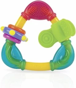 Nuby - Bijtspeelgoed - Bijtdriehoek - 3m+ -Babyartikelen Winkel 1037x1200