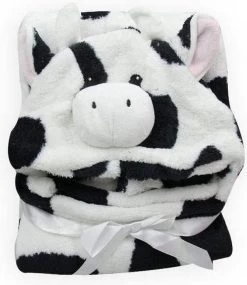 Multifunctionele Baby Fleecedeken Met Capuchon Stoere Koe! | Badcape Baby En Peuters | Deken Kinderen | Wikkeldeken | Dekentje Baby & Peuter 0-3 Jaar | Babydeken | Kraamcadeau | Babycape | Fleece Deken | Kraam | Maxi Cosi Deken | Dier | Doek -Babyartikelen Winkel 1041x1200 3