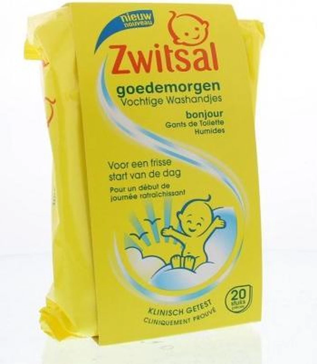 Zwitsal Goedemorgen Baby Vochtige Washandjes - 20 Stuks 12 Zwitsal Goedemorgen Baby Vochtige Washandjes - 20 Stuks - Afbeelding 12