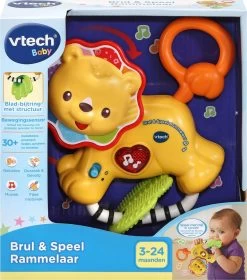 VTech Baby Brul & Speel Rammelaar - Educatief Babyspeelgoed - Bijtring - 3 Tot 24 Maanden -Babyartikelen Winkel 1057x1200