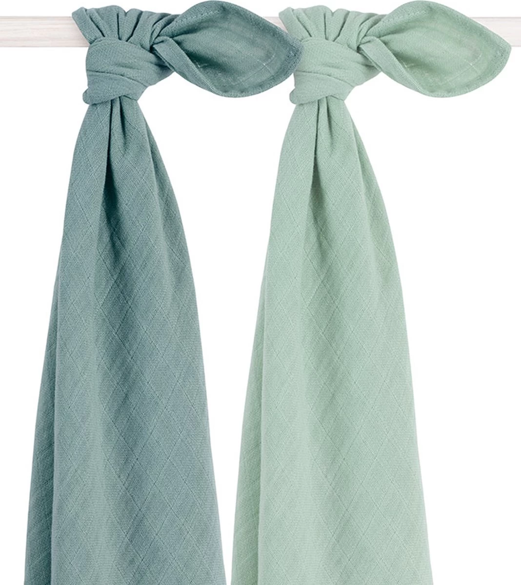 Jollein Hydrofiele Doek Large 115x115cm Bamboe Katoen - Ash Green - 2 Stuks 16 Jollein Hydrofiele Doek Large 115x115cm Bamboe Katoen - Ash Green - 2 Stuks - Afbeelding 16