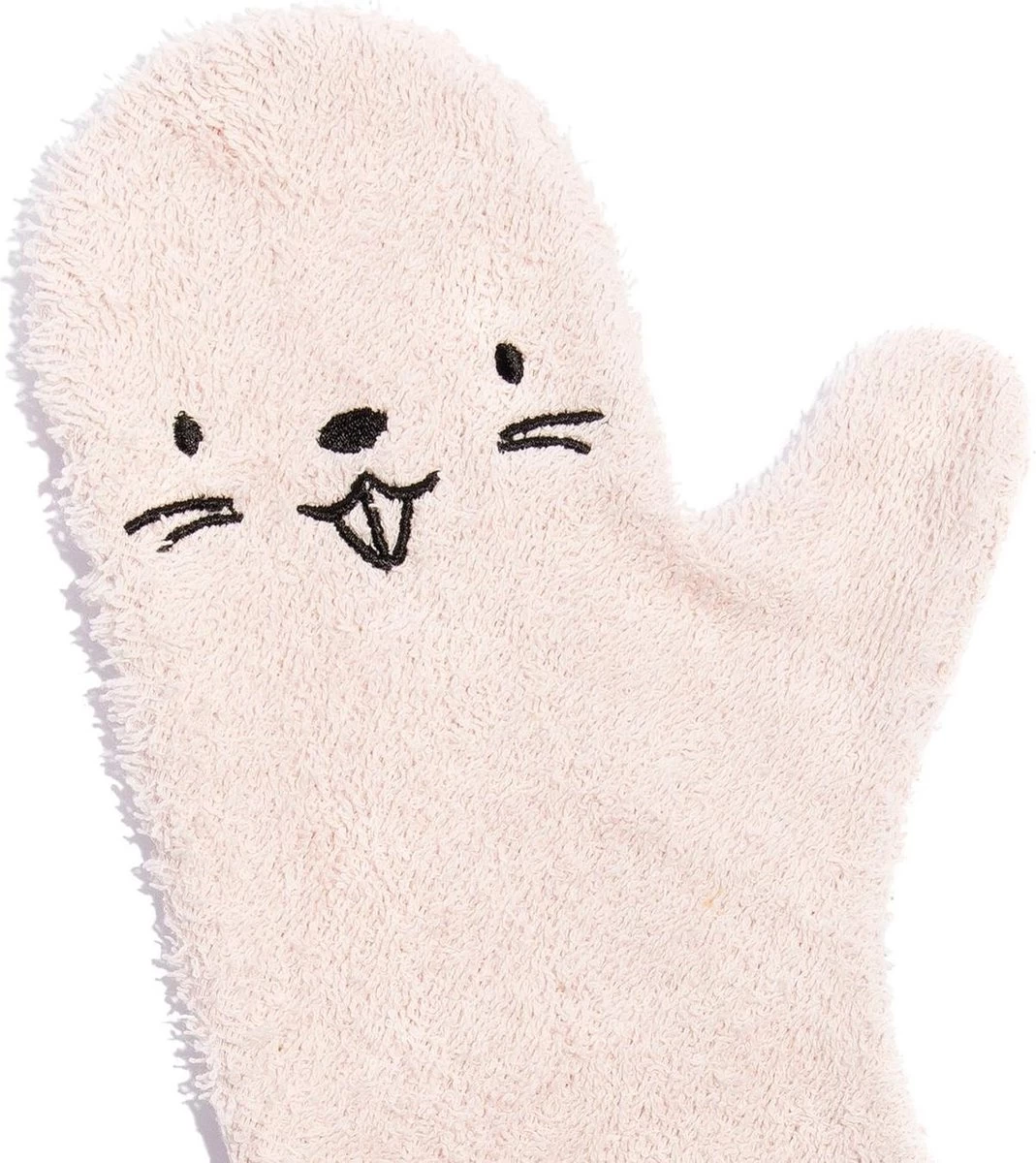 Invented 4 Kids - Douche Washandje - Washandjes - Roze Bever 3 Invented 4 Kids - Douche Washandje - Washandjes - Roze Bever - Afbeelding 3