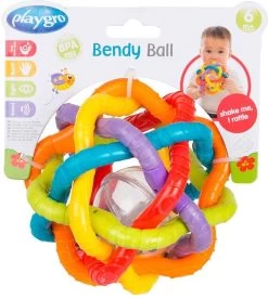 Playgro Buigbare Bendy Ball - Grijp- En Bijtspeelgoed - Incl Rammelaar - Activiteitenbal -Babyartikelen Winkel 1074x1200