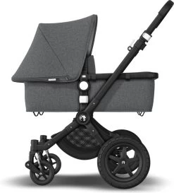 Bugaboo Cameleon 3 Plus Kinderwagen Met Stoel En Wieg - Zwart / Gemȇleerd Grijs -Babyartikelen Winkel 1086x1200 4