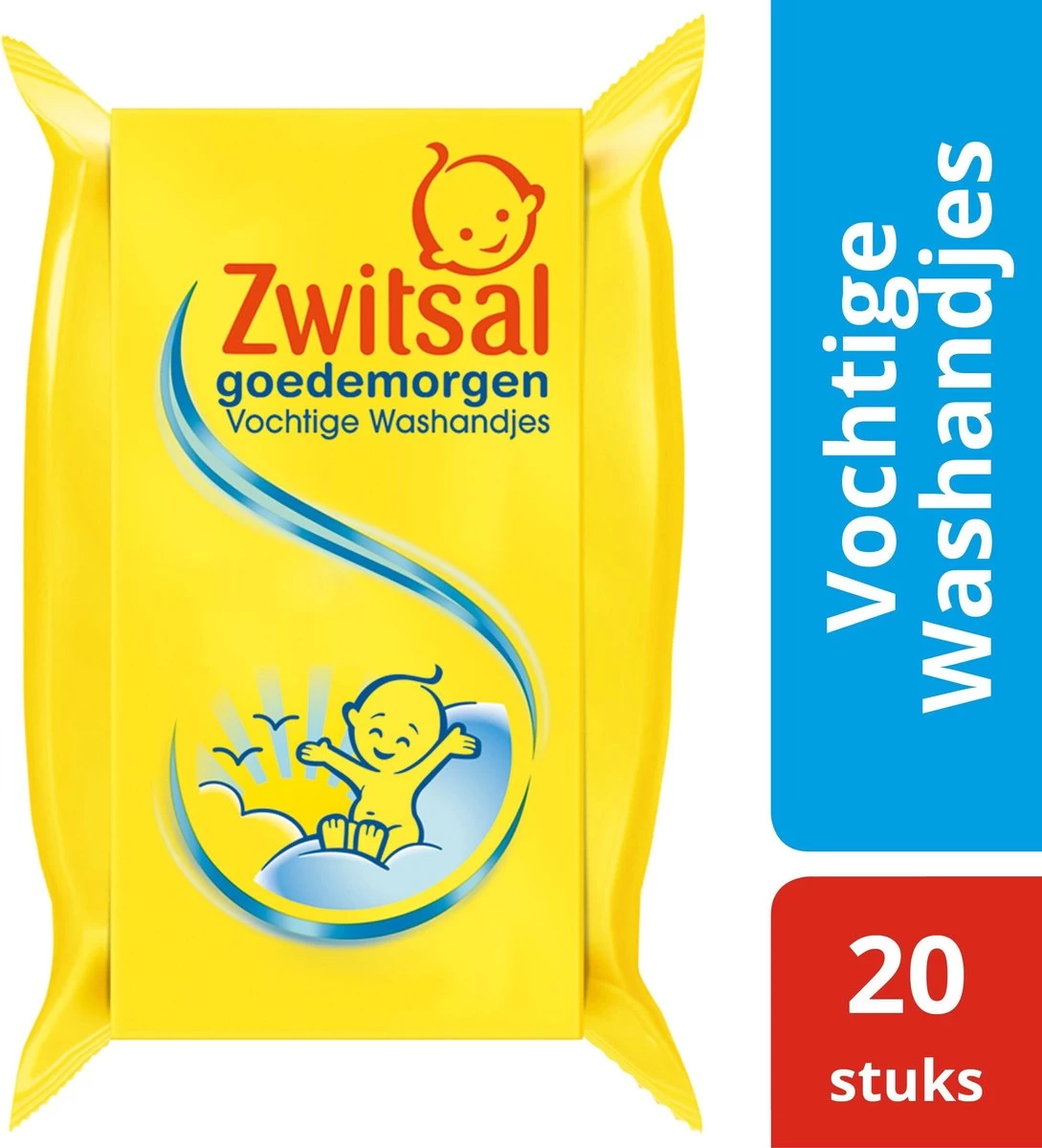 Zwitsal Goedemorgen Baby Vochtige Washandjes - 20 Stuks 6 Zwitsal Goedemorgen Baby Vochtige Washandjes - 20 Stuks - Afbeelding 6