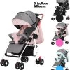 Child Supplies Buggy - Inklapbare Buggy - Baby Stroller - 3 In 1 - Kinderwagen - Roze