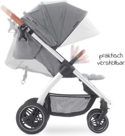 Hauck UpTown Buggy - Met één Hand Opvouwbaar - Grijs -Babyartikelen Winkel 1104x1200 1