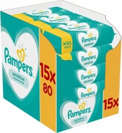 Pampers® Pampers Sensitive Billendoekjes - 1200 Doekjes -Babyartikelen Winkel 1107x1200 12