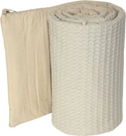 Bedomrander Moskou Beige Wafel Design - Bedbumper