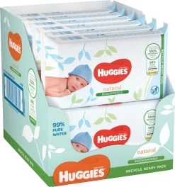 Huggies Billendoekjes - 100% Plasticvrij - Biologisch Afbreekbaar - 12 X 48 Stuks - 576 Doekjes -Babyartikelen Winkel 1122x1200 1