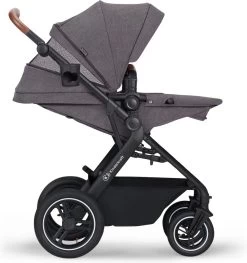 Kinderkraft B-Tour Ash Grey 3-in-1 Combi Kinderwagen Incl. Autostoel KSBTOU00DGR3000 -Babyartikelen Winkel 1126x1200 1