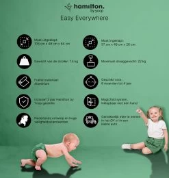 Hamilton By Yoop X1 Plus Buggy – Nieuw, Hoger, Uitgebreider 2023 Model – Premium Stroller Met One Hand Folding Technologie – Grijs – Lichte, Verstelbare En Wendbare Kinderwagen Met Vele Gemakken -Babyartikelen Winkel 1139x1200 22