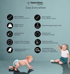 Hamilton By Yoop X1 Plus Buggy – Nieuw, Hoger, Uitgebreider 2023 Model – Premium Stroller Met One Hand Folding Technologie – Zwart – Lichte, Verstelbare En Wendbare Kinderwagen Met Vele Gemakken -Babyartikelen Winkel 1139x1200 25