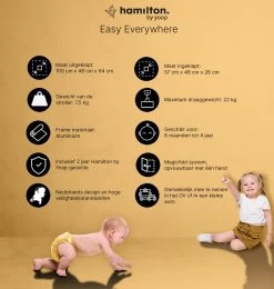 Hamilton By Yoop X1 Plus Buggy – Nieuw, Hoger, Uitgebreider 2023 Model – Premium Stroller Met One Hand Folding Technologie – Kaki – Lichte, Verstelbare En Wendbare Kinderwagen Met Vele Gemakken -Babyartikelen Winkel 1139x1200 9