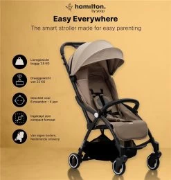 Hamilton By Yoop X1 Plus Buggy – Nieuw, Hoger, Uitgebreider 2023 Model – Premium Stroller Met One Hand Folding Technologie – Kaki – Lichte, Verstelbare En Wendbare Kinderwagen Met Vele Gemakken -Babyartikelen Winkel 1140x1200 2