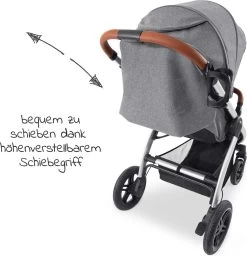 Hauck UpTown Buggy - Met één Hand Opvouwbaar - Grijs -Babyartikelen Winkel 1160x1200 2