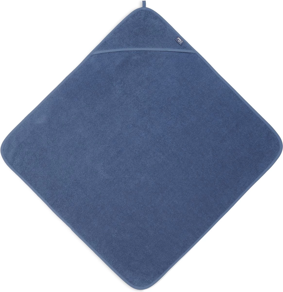 Jollein Badcape Badstof 75x75cm - Jeans Blue 2 Jollein Badcape Badstof 75x75cm - Jeans Blue - Afbeelding 2