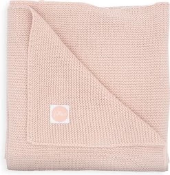 Jollein Baby Deken Ledikant Basic Knit 100x150cm - Pale Pink -Babyartikelen Winkel 1165x1200 6