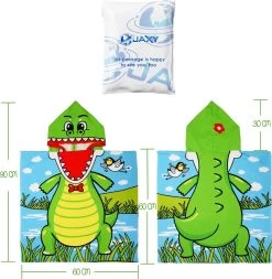 JAXY Badcape Baby - Badcape - Baby Badjas - Omslagdoek - Omslagdoek - Baby Handdoek Met Capuchon - Strandhanddoek - Badponcho - Poncho Handdoek - Microfiber - 60x90cm - Krokodil 7 JAXY Badcape Baby - Badcape - Baby Badjas - Omslagdoek - Omslagdoek - Baby Handdoek Met Capuchon - Strandhanddoek - Badponcho - Poncho Handdoek - Microfiber - 60x90cm - Krokodil -Babyartikelen Winkel 1170x1200 4