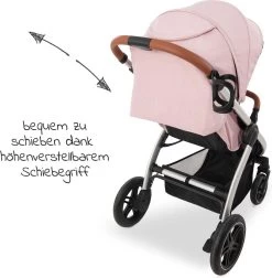 Hauck UpTown Buggy - Met één Hand Opvouwbaar - Roze -Babyartikelen Winkel 1176x1200 1