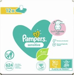 Pampers® Pampers - Sensitive - Billendoekjes - 1872 Doekjes - 36 X 52 -Babyartikelen Winkel 1177x1200 2