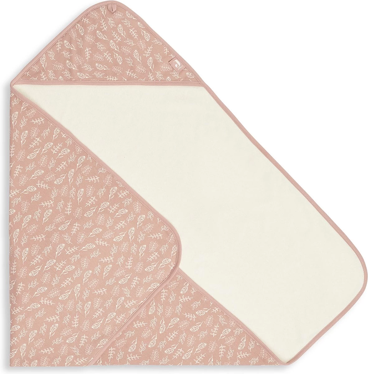 Jollein Badcape Meadow 75x75cm - Rosewood 1 Jollein Badcape Meadow 75x75cm - Rosewood