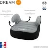 Nania - Zitverhoger Dream Luxe - Groep 2/3 (van 15 Tot 36 Kg) - 3 Tot 12 Jaar - Grijs