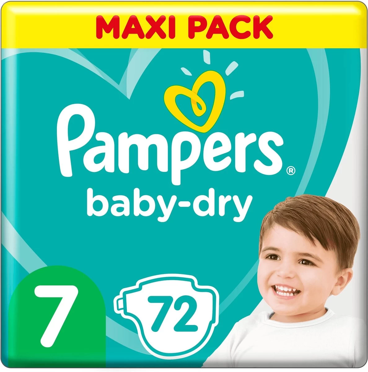 Pampers® Pampers - Baby Dry - Maat 7 - Mega Pack - 72 Luiers 4 Pampers® Pampers - Baby Dry - Maat 7 - Mega Pack - 72 Luiers - Afbeelding 4