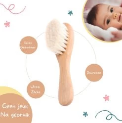Baby Borstel - Baby Haarborstel - Baby Verzorging Set - Baby Borstel En Kam - Houten Baby Kam - Haarborstel Set - Babyshower Gift- Baby Verzorgingsproducten - Baby Kam - Kraamcadeau -Babyartikelen Winkel 1188x1200 7