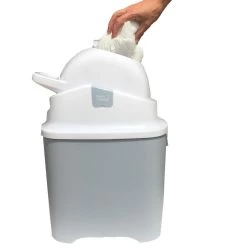 DiaperChamp ONE - Soft Silver - Standaard Luieremmer -Babyartikelen Winkel 1189x1200 6