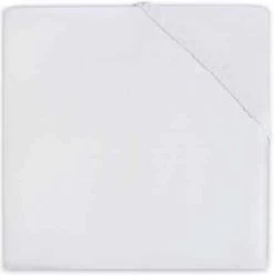 Jollein Baby Hoeslaken Peuterbed Jersey 70x140/75x150cm - Wit -Babyartikelen Winkel 1194x1200 4