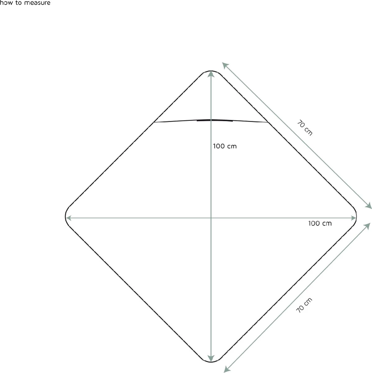 Koeka Baby Badcape Dijon Daily - 100x100cm - Lichtroze 5 Koeka Baby Badcape Dijon Daily - 100x100cm - Lichtroze - Afbeelding 5