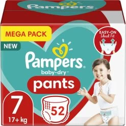 Pampers® Pampers - Baby Dry Pants - Maat 7 - Mega Pack - 52 Luierbroekjes