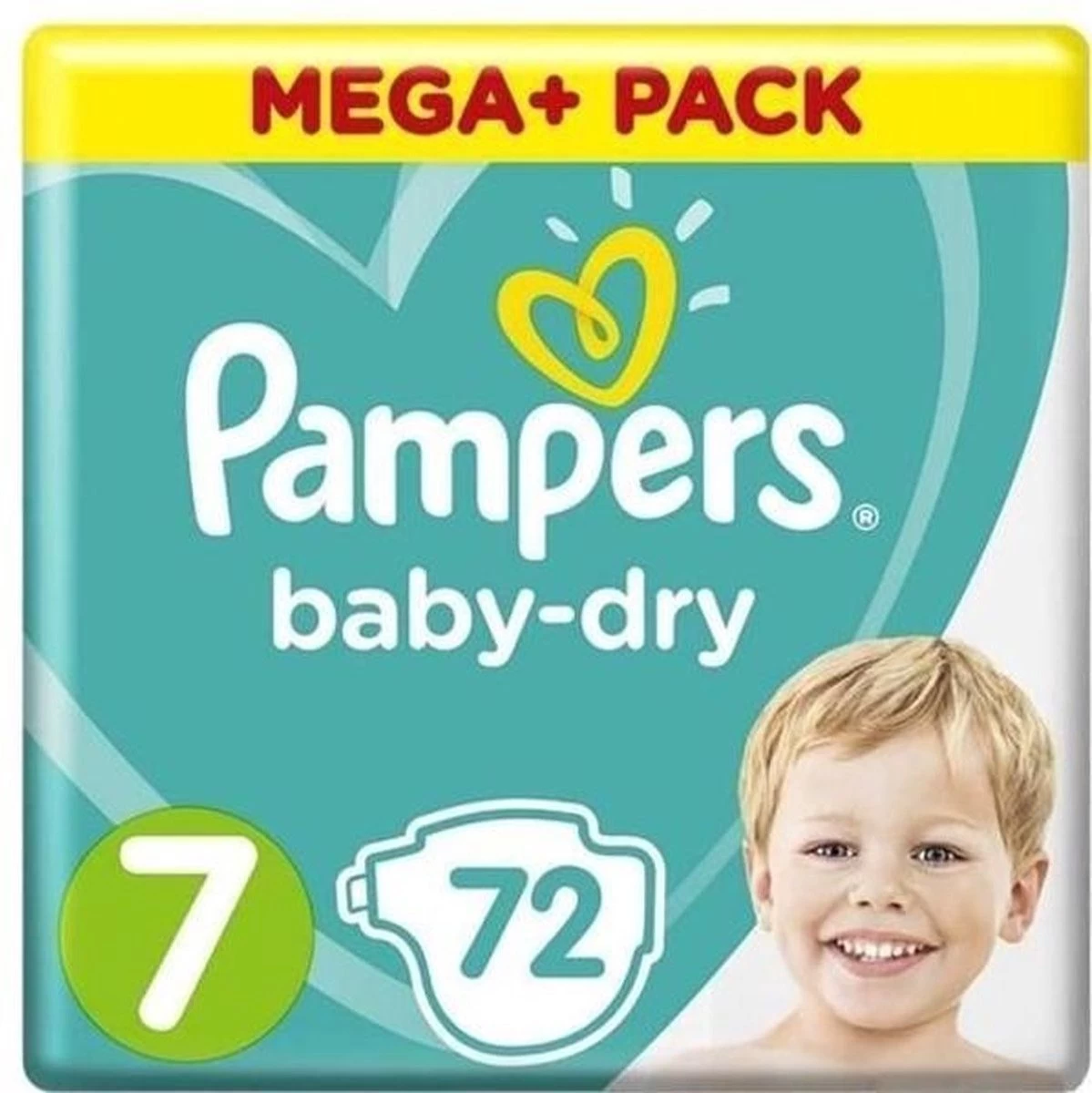 Pampers® Pampers - Baby Dry - Maat 7 - Mega Pack - 72 Luiers 1 Pampers® Pampers - Baby Dry - Maat 7 - Mega Pack - 72 Luiers