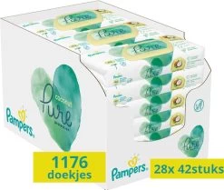 Pampers® Pampers Pure Coconut Babydoekjes - 28 Verpakkingen Van 42 Doekjes = 1176 Babydoekjes -Babyartikelen Winkel 1200x1014 7