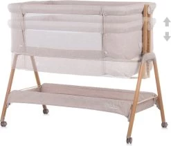 Co-Sleeper Chipolino Wieg KOSSD0212MO Sweet Dreams Mocca/Wood Incl. Wielen -Babyartikelen Winkel 1200x1023 1