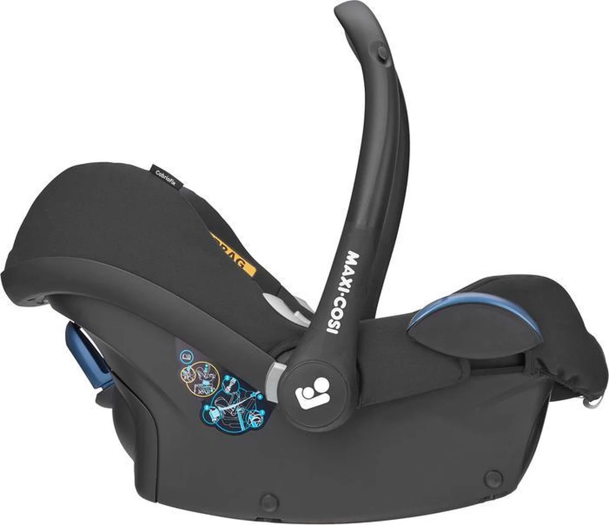 Maxi-Cosi CabrioFix Autostoeltje - Essential Black 3 Maxi-Cosi CabrioFix Autostoeltje - Essential Black - Afbeelding 3