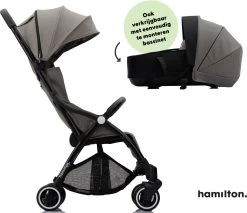 Hamilton By Yoop X1 Plus Buggy – Nieuw, Hoger, Uitgebreider 2023 Model – Premium Stroller Met One Hand Folding Technologie – Grijs – Lichte, Verstelbare En Wendbare Kinderwagen Met Vele Gemakken -Babyartikelen Winkel 1200x1037 1