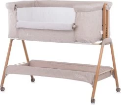 Co-Sleeper Chipolino Wieg KOSSD0212MO Sweet Dreams Mocca/Wood Incl. Wielen -Babyartikelen Winkel 1200x1040 2