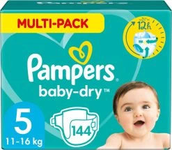 Pampers® Pampers Baby-Dry Luiers - Maat 5 (11-16 Kg) - 144 Stuks - Multi-Pack -Babyartikelen Winkel 1200x1045 7